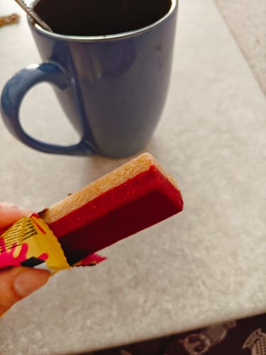Customer photo review of Strawberry Sorbet