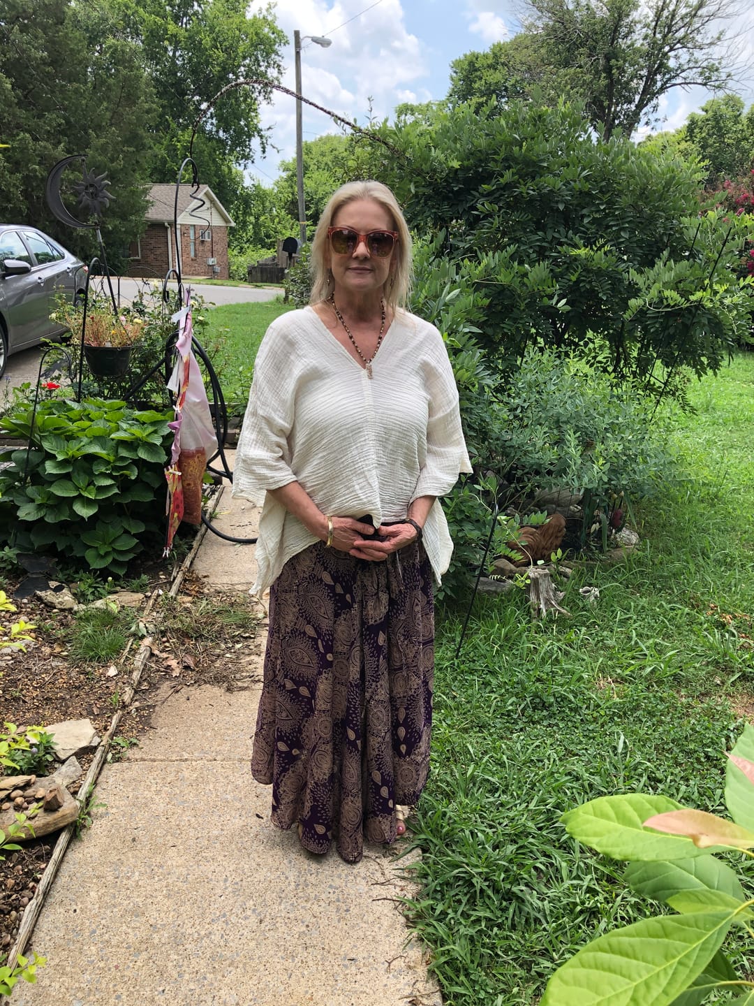 Customer photo review of Maxi Skirt & Dress Lamai Purple