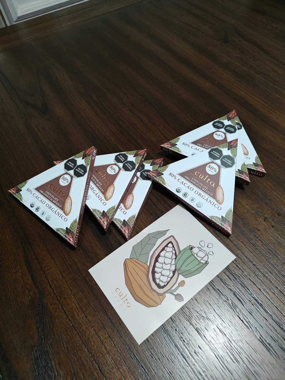 Customer photo review of Chocolate Orgánico Culto 80% 80gr