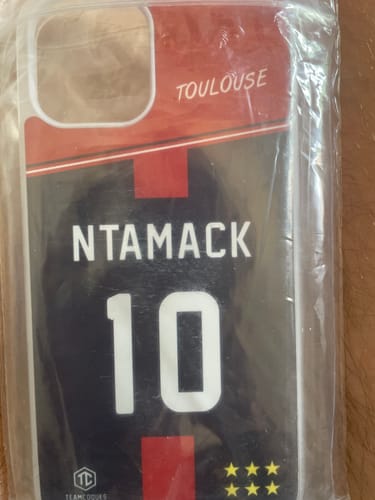 Customer photo review of Coque rugby TOULOUSE RUGBY personnalisable - TEAMCOQUES