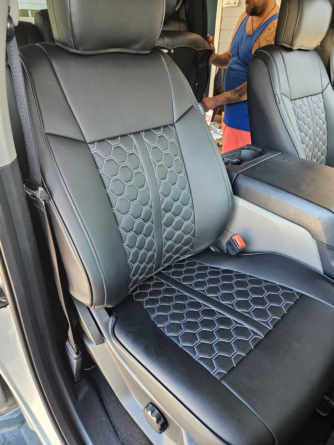 Customer photo review of 2015-20 Ford F-150 | 15-22 F-250 F-350 Custom Seat Covers