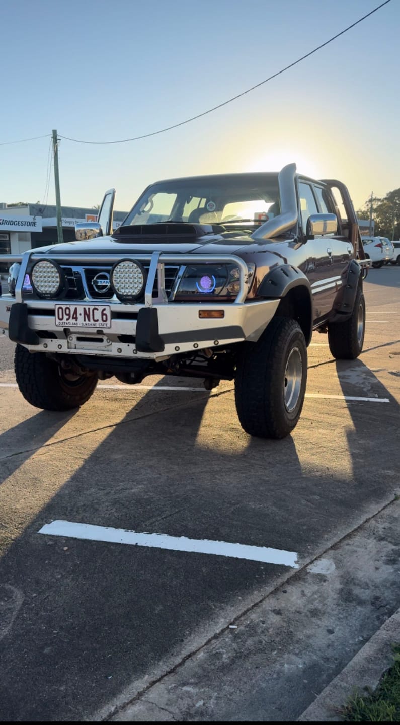 Customer photo review of Nissan Patrol Y61 S4 LED 'Angry Eye' Headlights