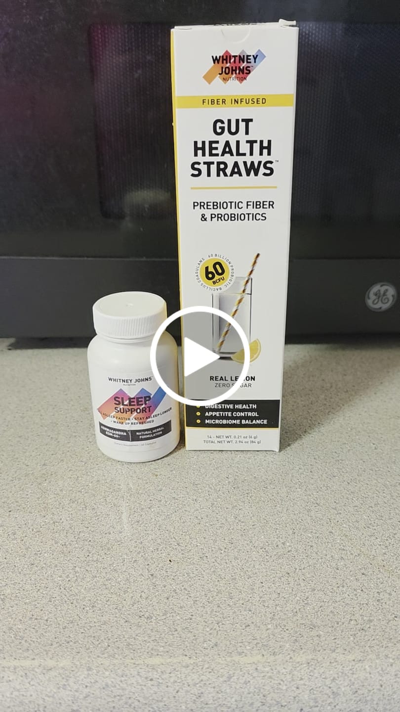 Customer video review of Whitney Johns Gut Health Straws™