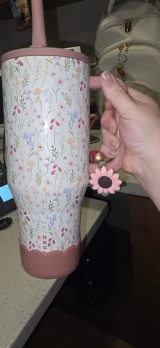 Customer photo review of Antique Pink Scalloped Tumbler Boot -fits 20-40oz