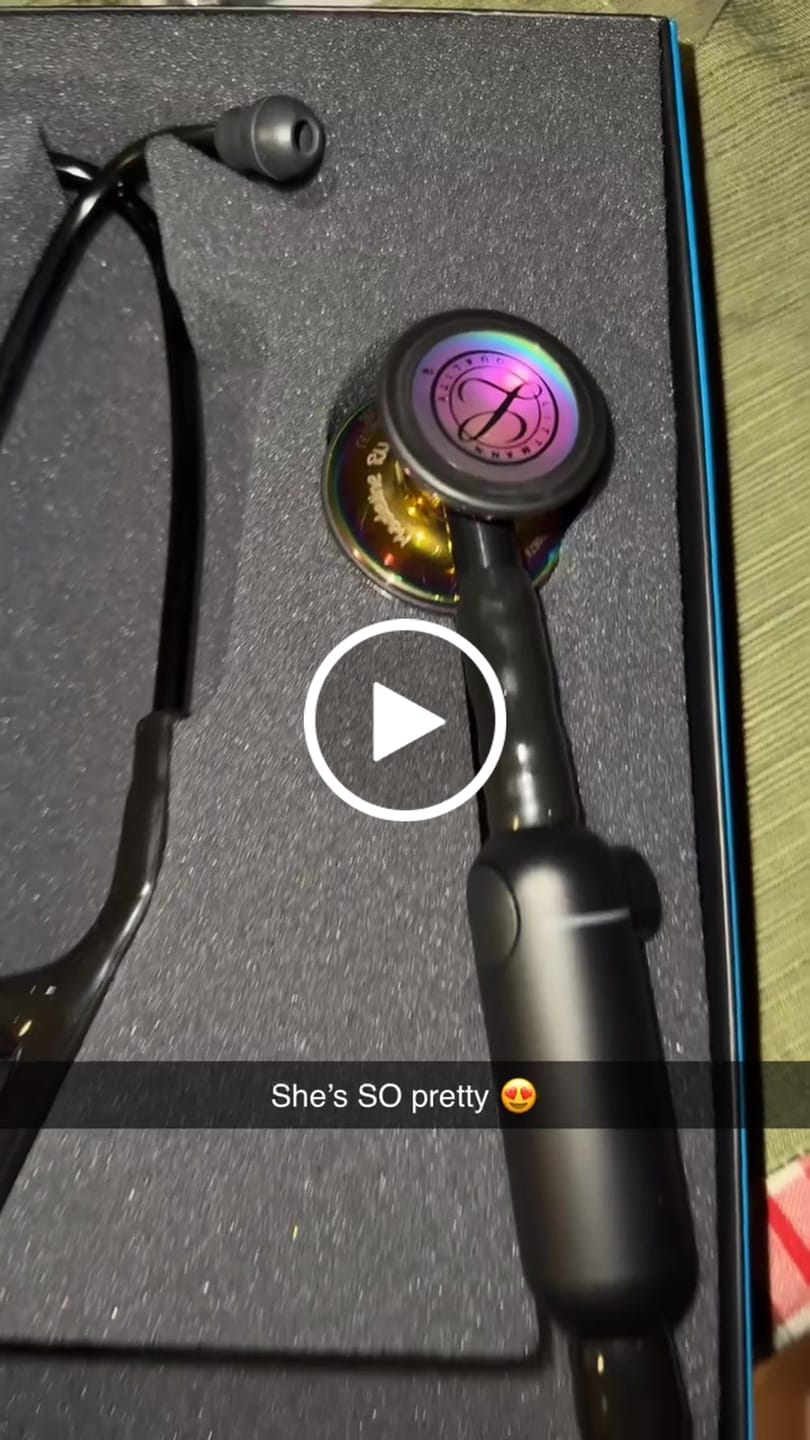 Customer video review of Littmann CORE Digital Stethoscope - 8570 High Polish Rainbow & Black