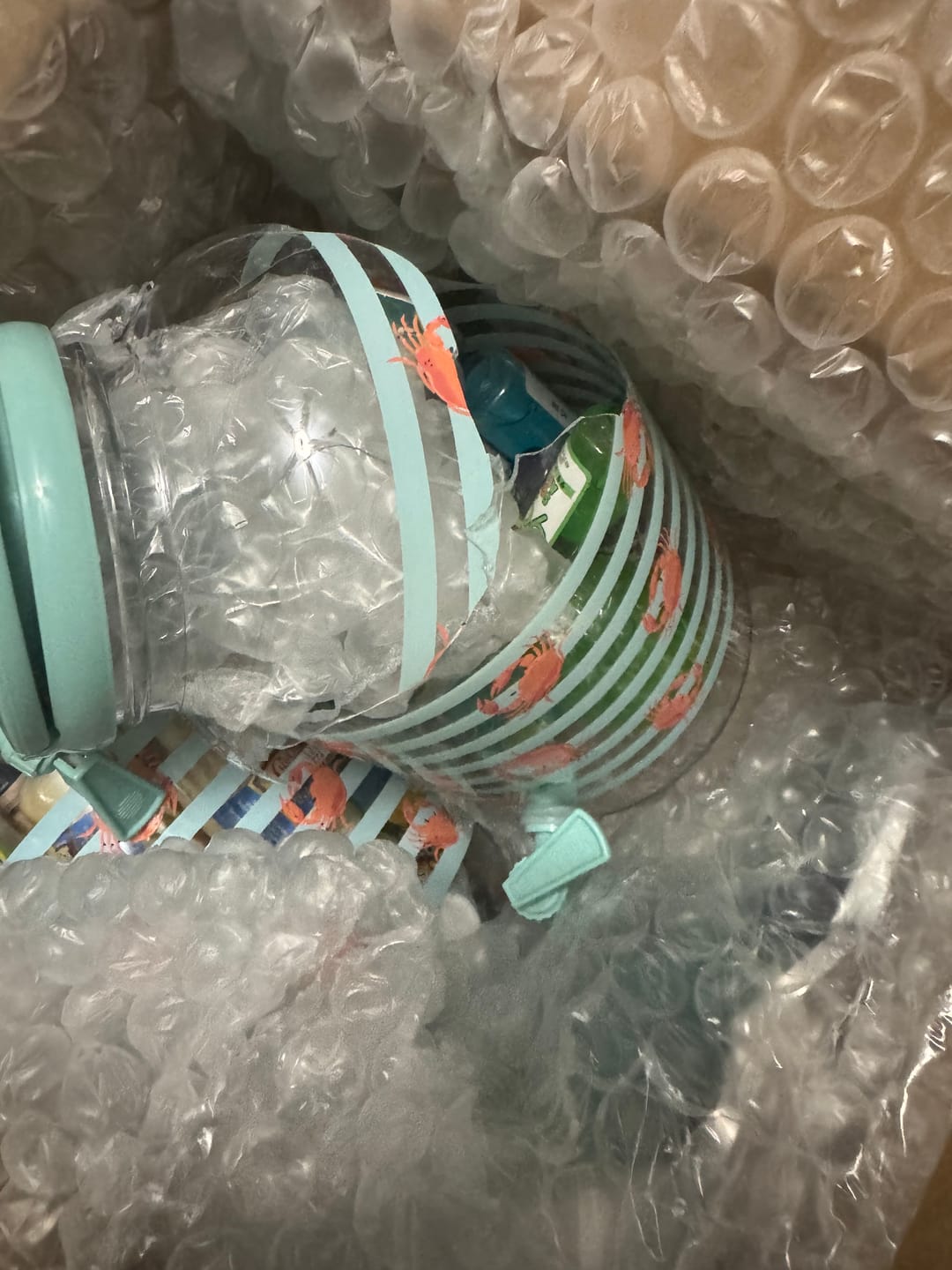 Customer photo review of 3 Brothers Liquor Baja Blasted Chug Jug Alcohol Cocktail Bucket