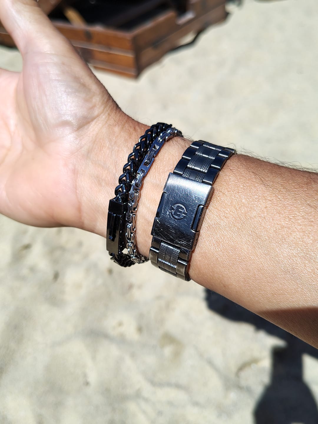 Customer photo review of Franco Link Bracelet | 6MM