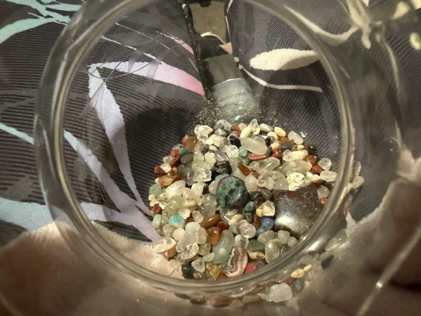 Customer photo review of Gallon Tumbled Stone Bucket