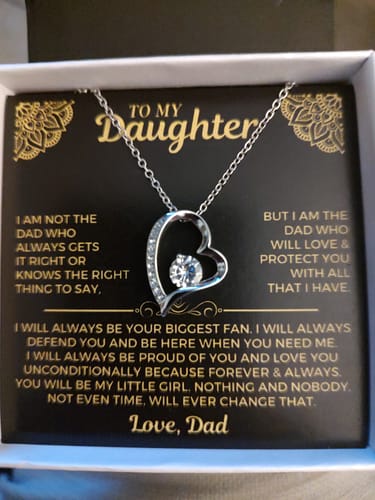 Customer photo review of To My Daughter - Love Dad - Beautiful Gift Set - SS559