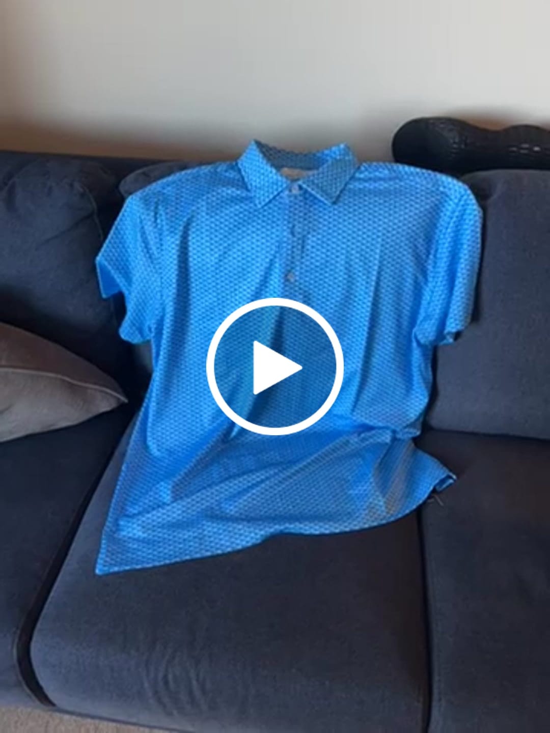 Customer video review of Pique Stretch Polo
