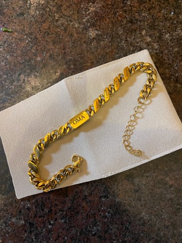 Customer photo review of Familieschakel Armband Voor Oma