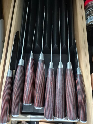 Customer photo review of Asiatisches Messerset Premium 8-teilig