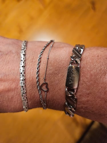 Customer photo review of Familieschakel Armband Voor Oma