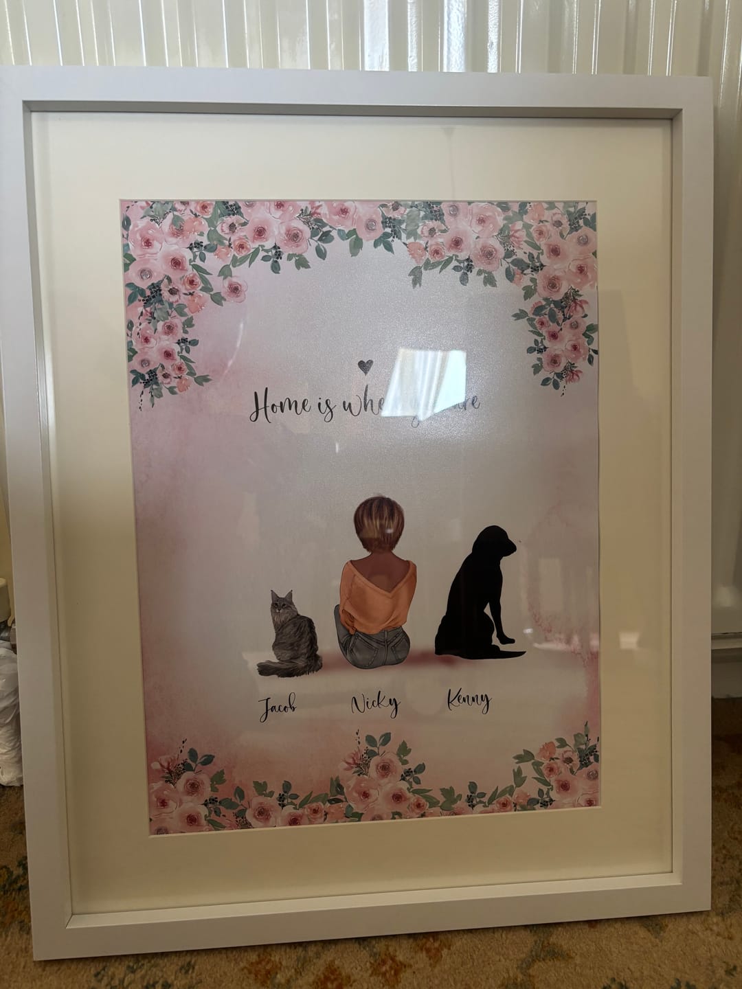 Customer photo review of Dog/Cat Mum - Personalised Poster