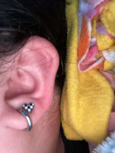 Customer photo review of Silver Huggies