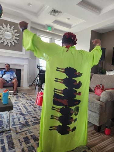 Customer photo review of Pardon My Fro Gift Card