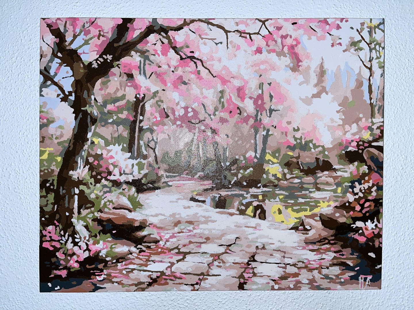 Customer photo review of Serene Sakura Stone Path