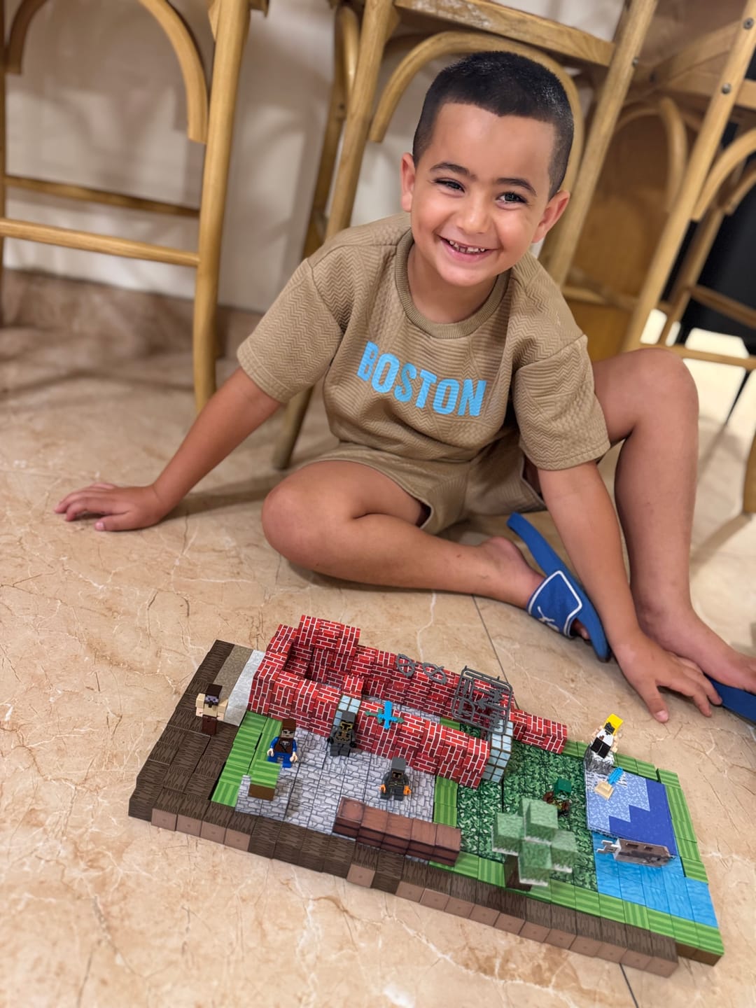 Customer photo review of מיינקראפט - 20 יחידות קוביות מגנטיות איכותיות
