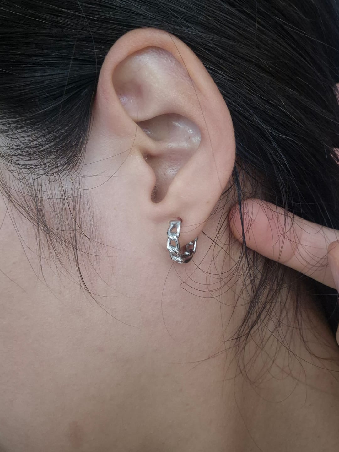Customer photo review of Pendientes Aprisionados