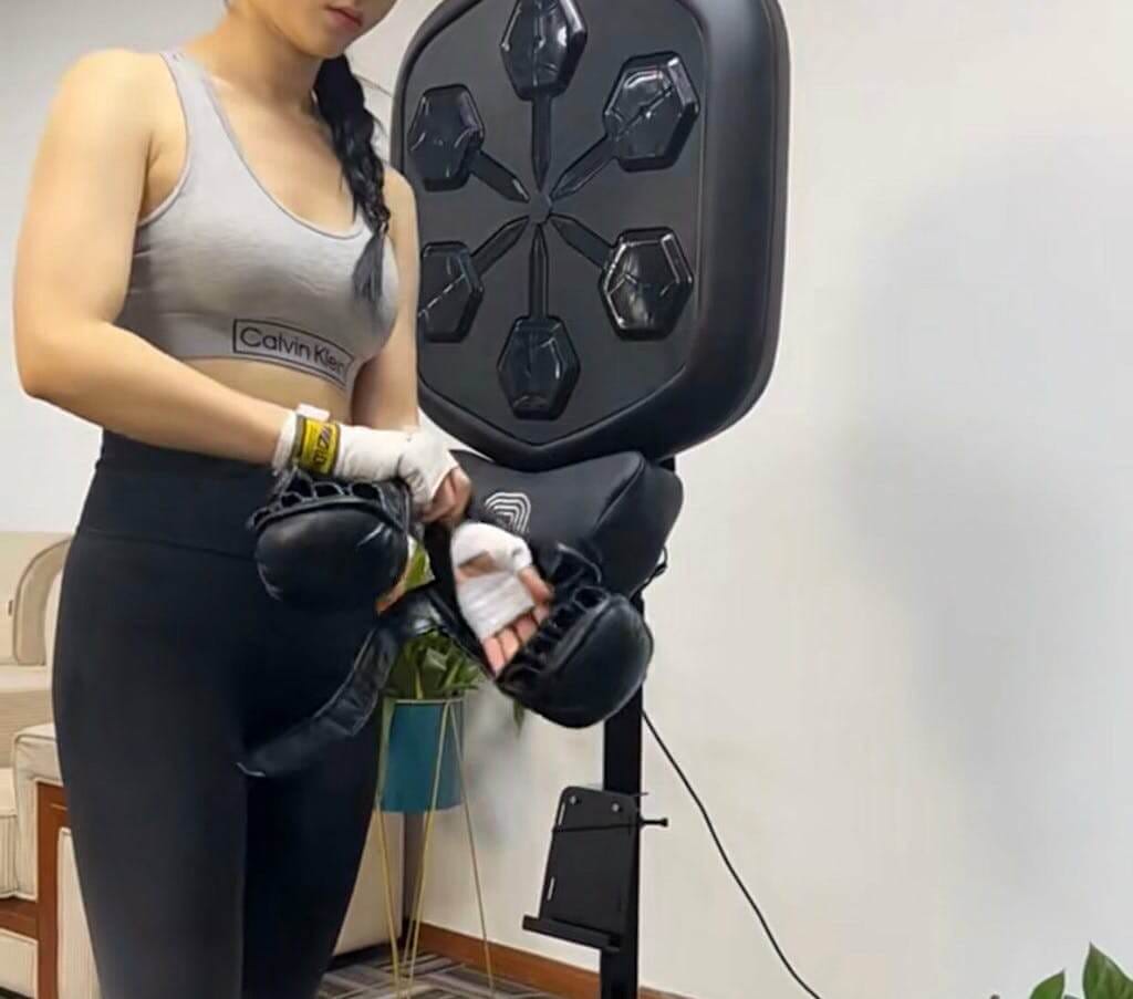 Customer photo review of Groovy Punch Fitness Music Machine