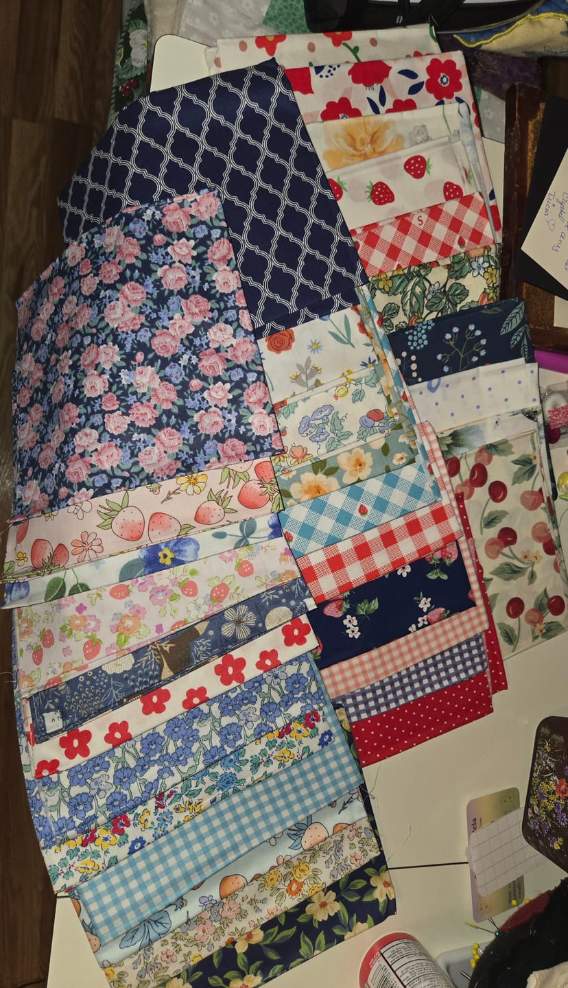 Customer photo review of Moonlit Garden - Fat Quarter Bundle