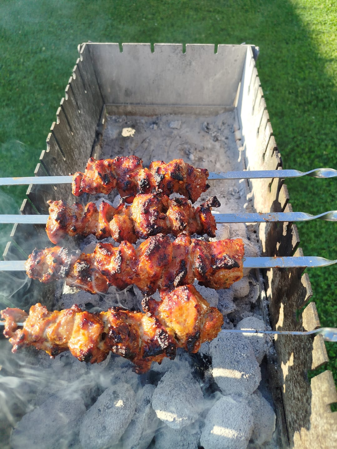 Customer photo review of Schweine-Schaschlik Yakuza – mariniert mit Teriyaki, Chili & Sesam | mySchaschlik