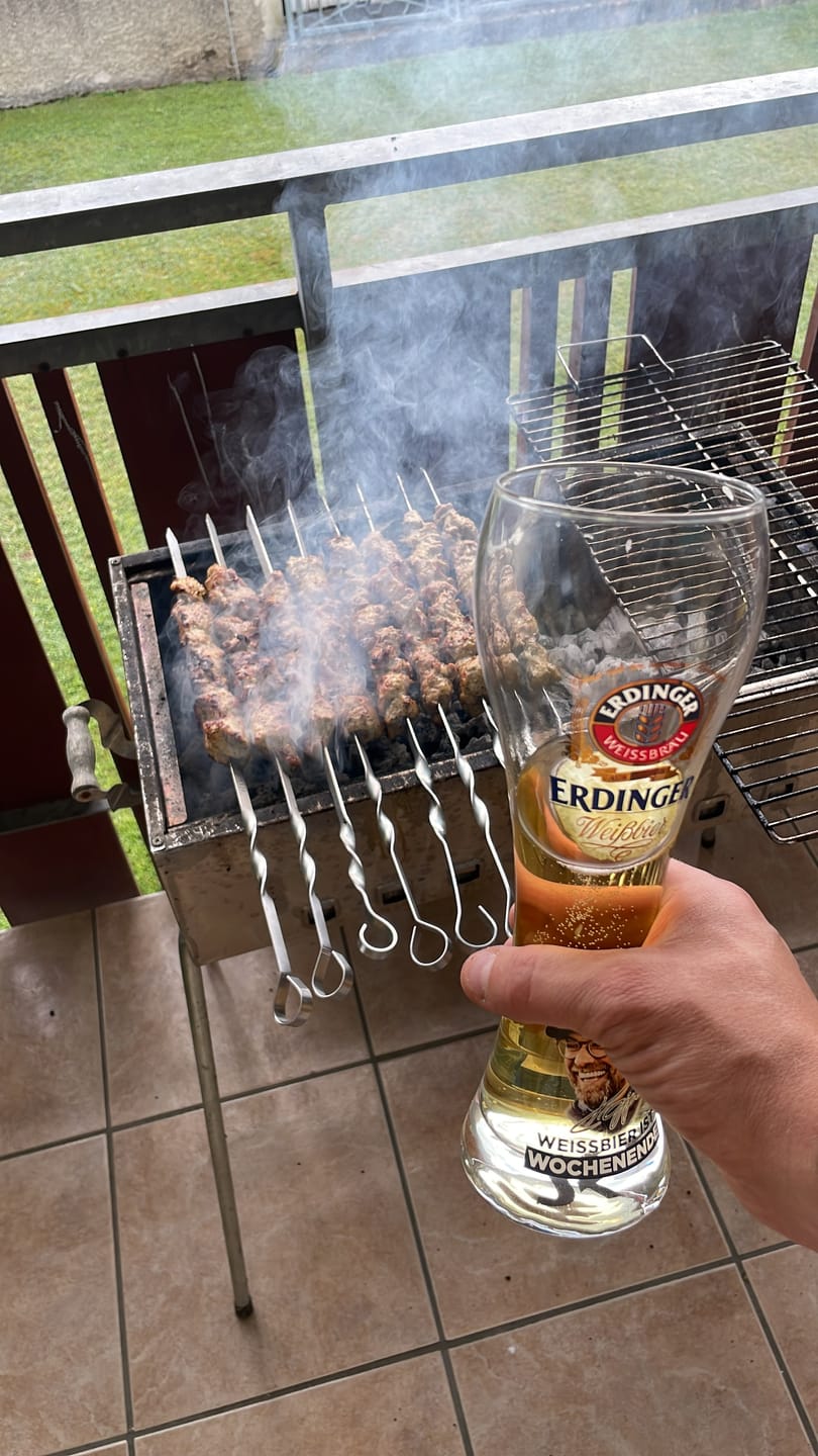 Customer photo review of Schweine-Schaschlik Knoblauch-Pfeffer – würzig & traditionell | mySchaschlik