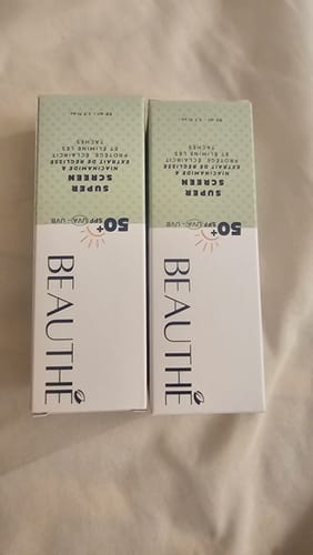 Customer photo review of Super Screen - SPF 50+