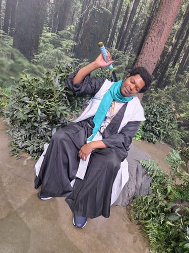 Customer photo review of Naruto Akatsuki Member Robe Cosplay & Halloween Costume