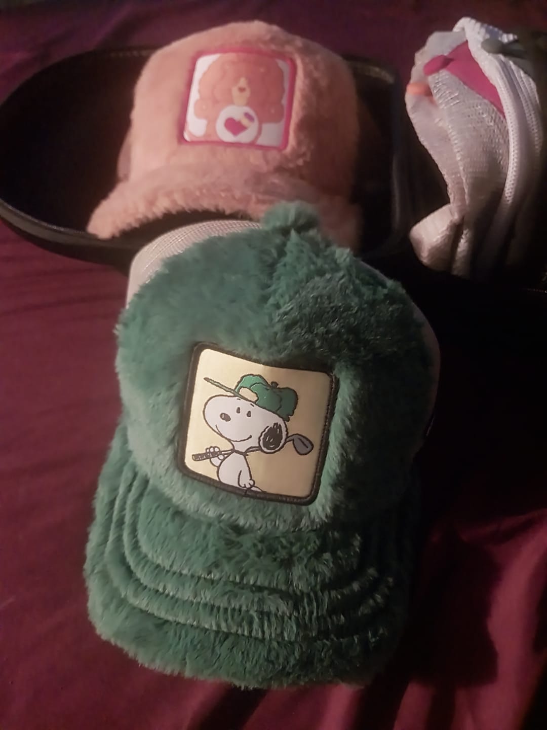 Customer photo review of OVERLORD X Peanuts: Golf Snoopy Trucker Cap