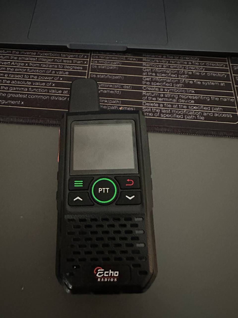 Customer photo review of Echo Radios Nationwide PTT Walkie-Talkie