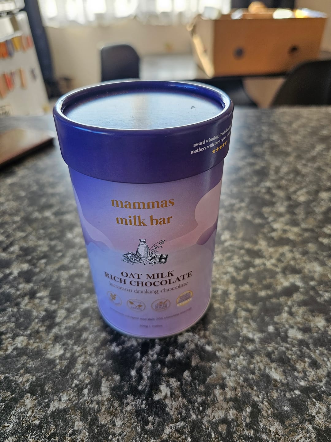 Customer photo review of *NEW* Lactation Oat Milk Rich Chocolate