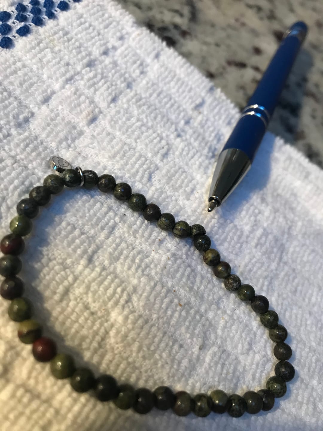 Customer photo review of Bloodstone Bracelet Mini