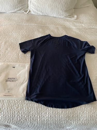 Customer photo review of Training Sport Tee - Navy Blue