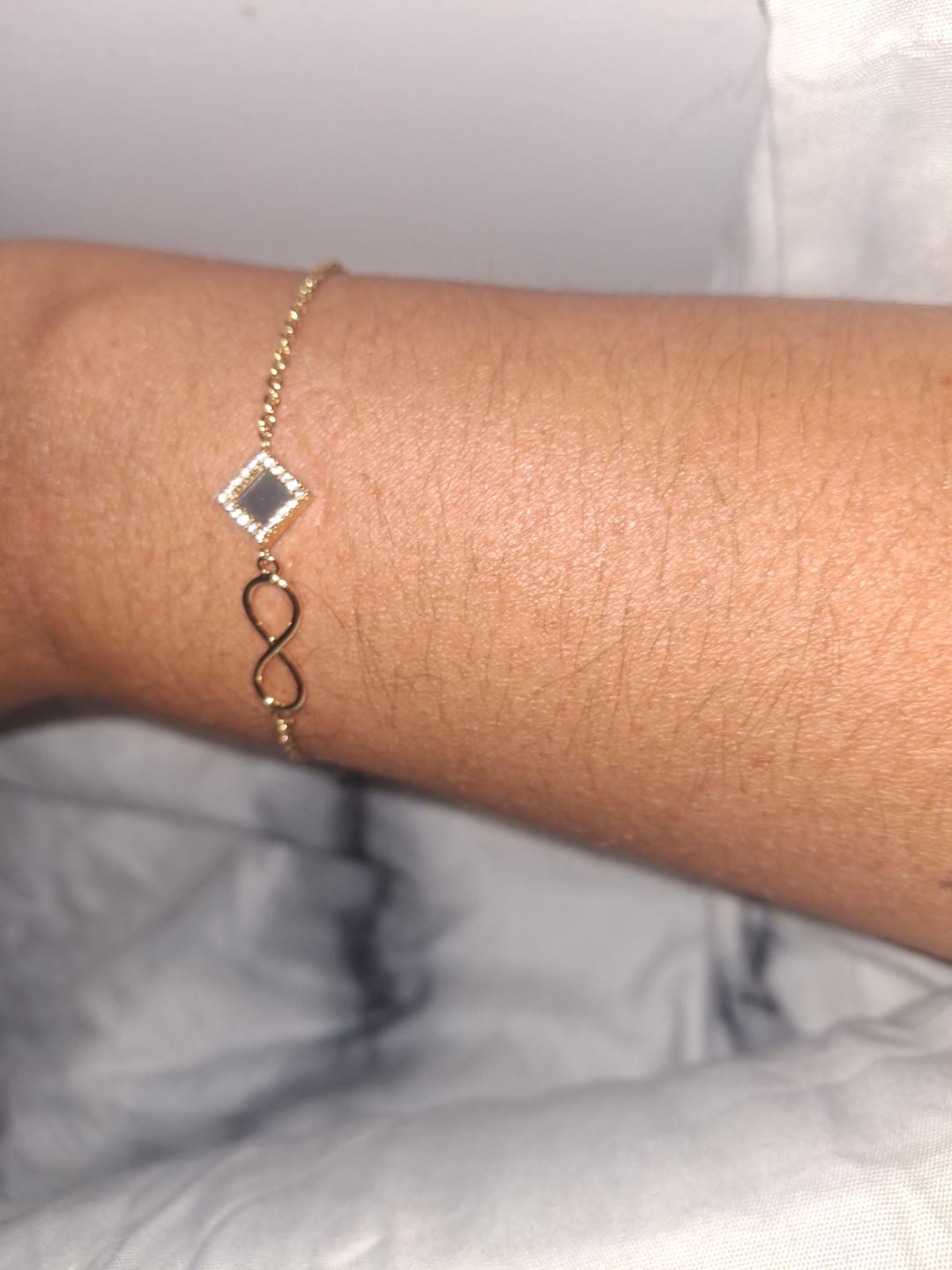 Customer photo review of Infinity Bracelet