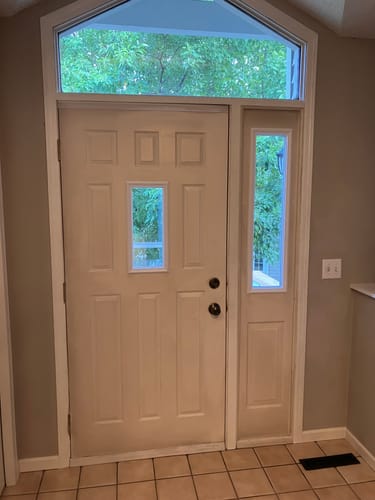 Customer photo review of Clear 1 Lite Glass and Frame Kit (Half Sidelite)