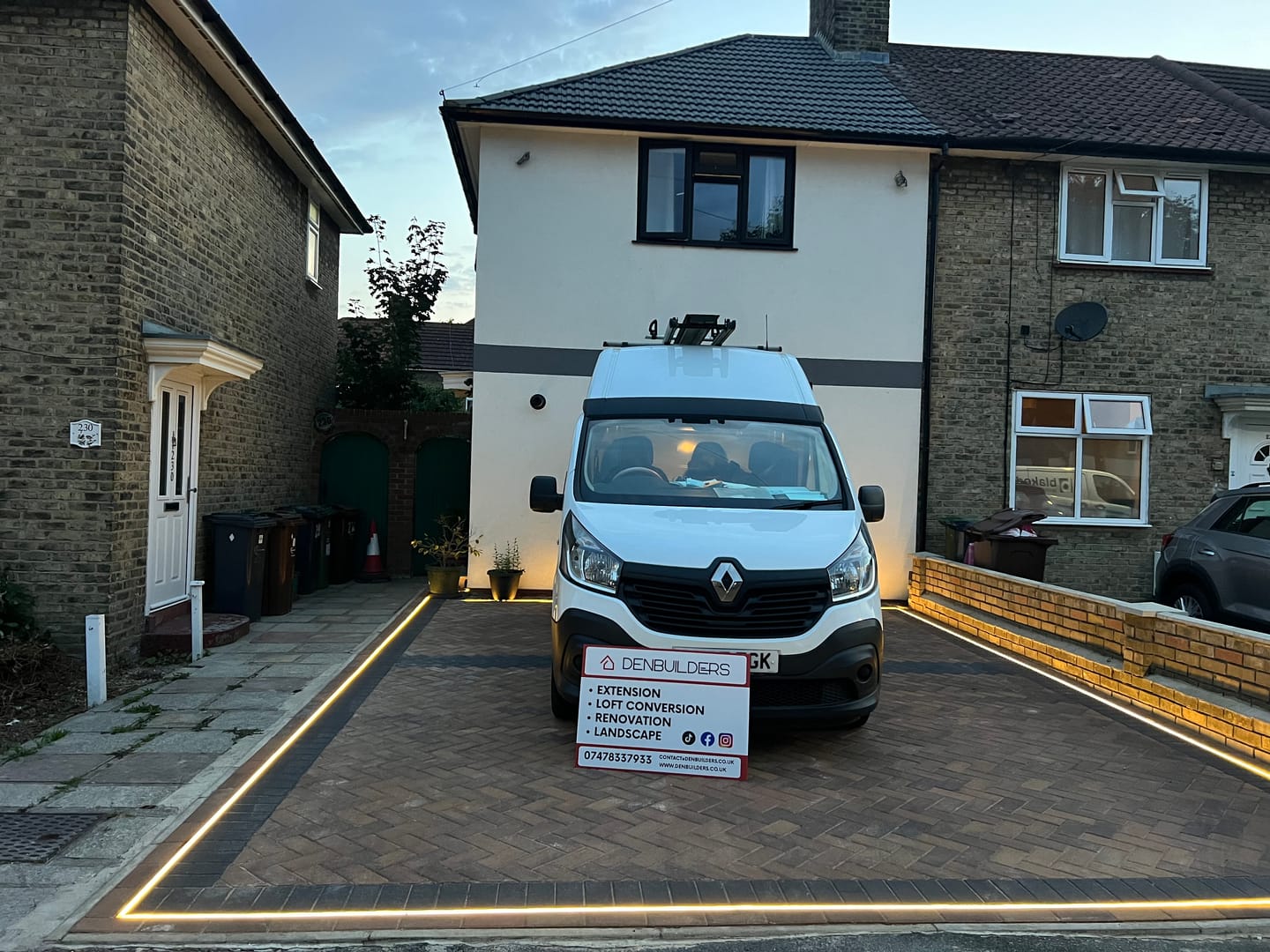 Customer photo review of 2 Metres IP65 Walk Over Recessed Profile W20 x D20 Include End Caps & Frosted Diffuser