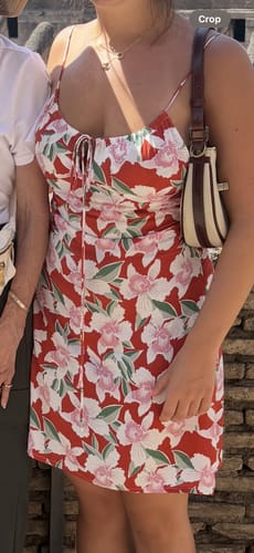 Customer photo review of Jaden Mini Dress - Vintage Orchid