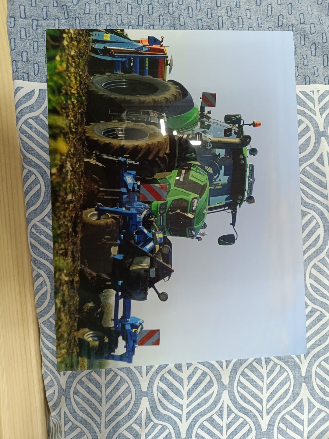 Customer photo review of Poster métallique personnalisable