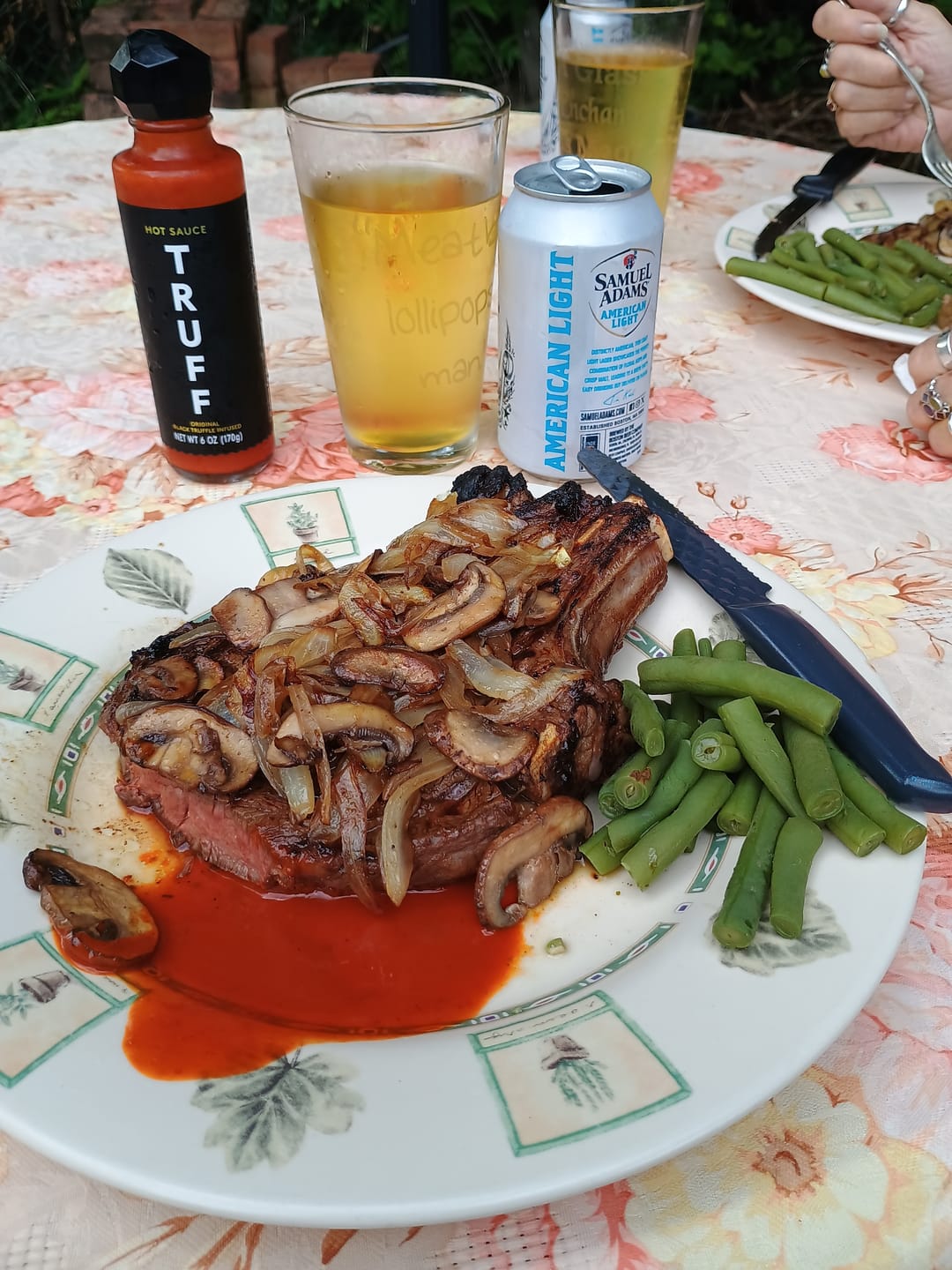 Customer photo review of 20oz RIBEYE STEAKS – BONE-IN, AMERICAN RAISED, FLAVOR-PACKED