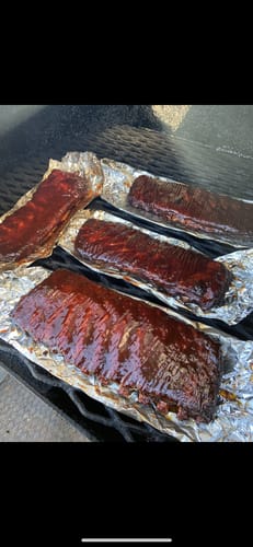 Customer photo review of Sweet BBQ Sauce - Half-Gallon