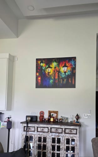 Customer photo review of Colorful Street Lanterns