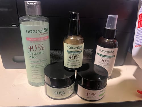 Customer photo review of Set Rutina Completa Cuidado de la Piel