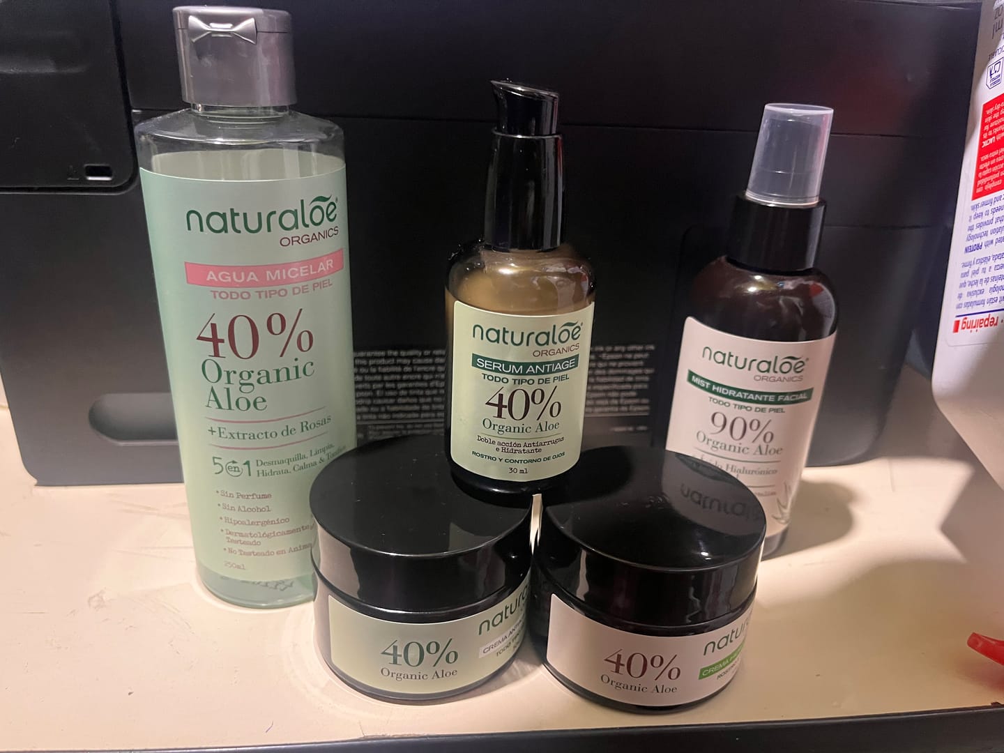 Customer photo review of Set Rutina Completa Cuidado de la Piel