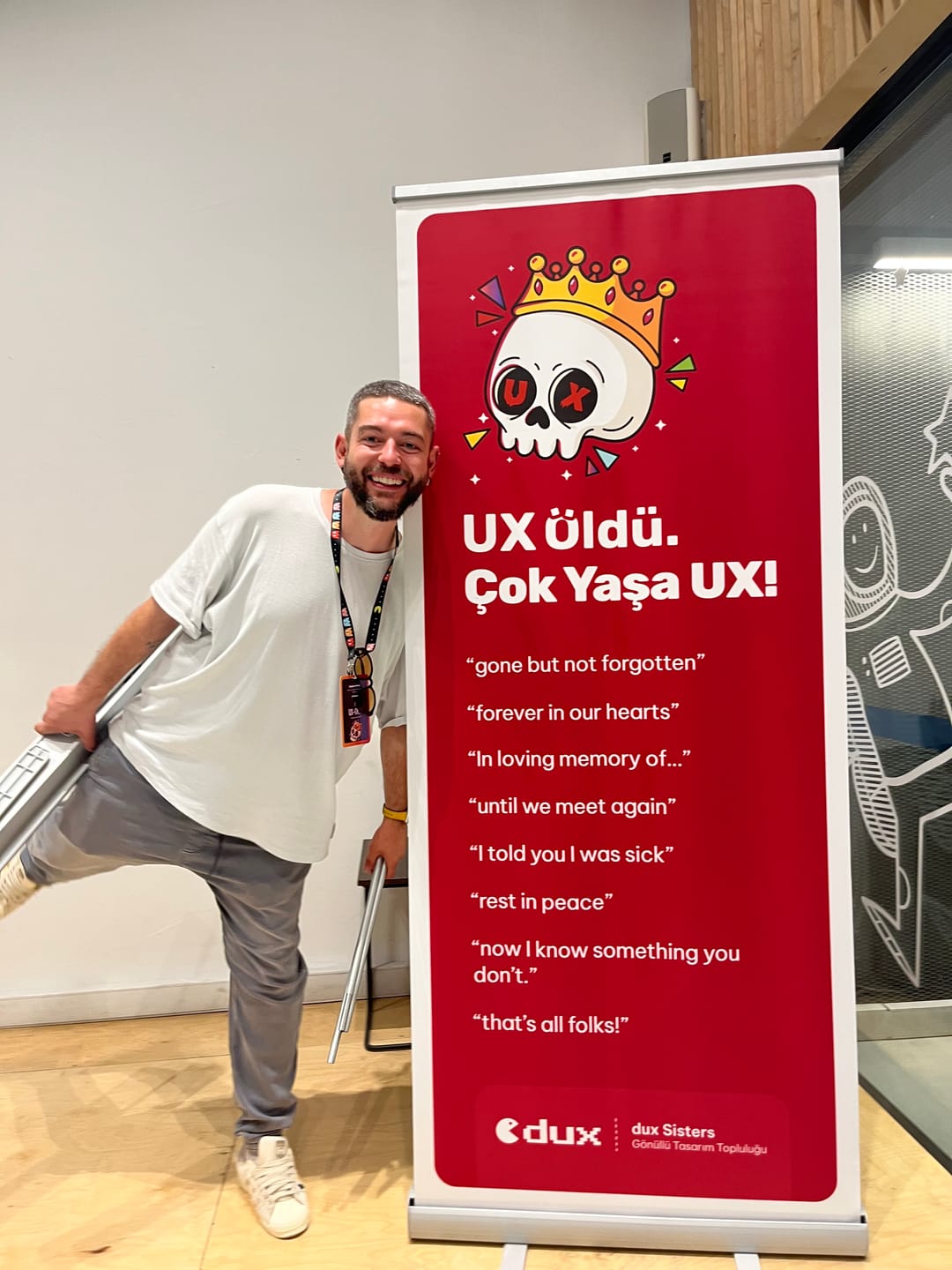 Customer photo review of Roll Up Banner