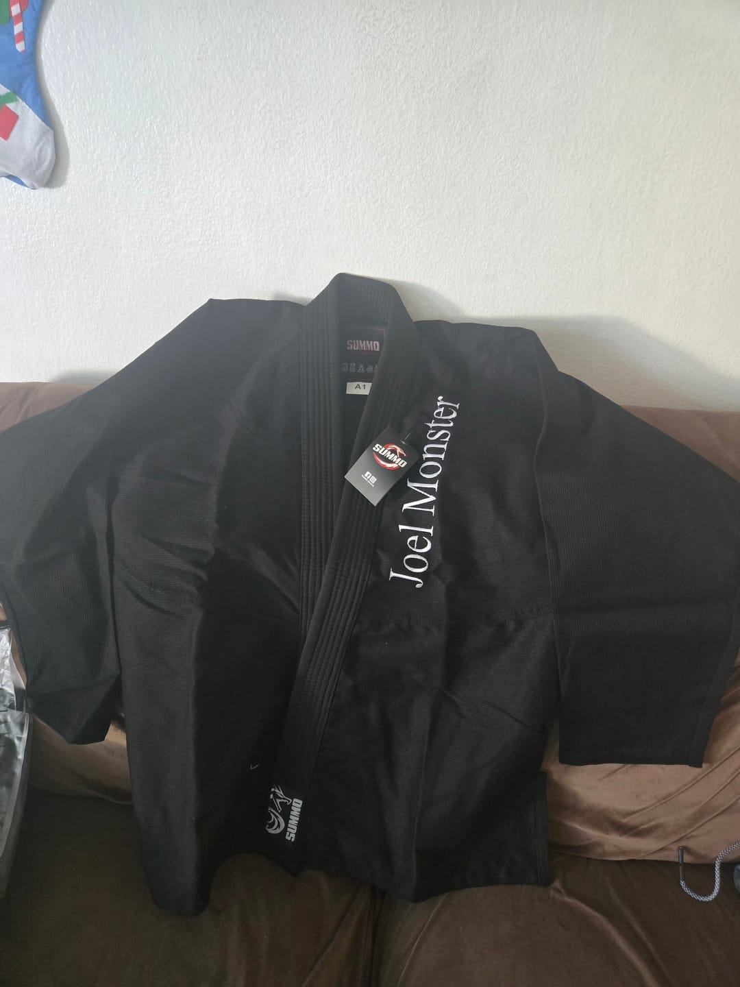 Customer photo review of Alpha Custom Black Brazilian Jiu Jitsu Gi (BJJ GI)