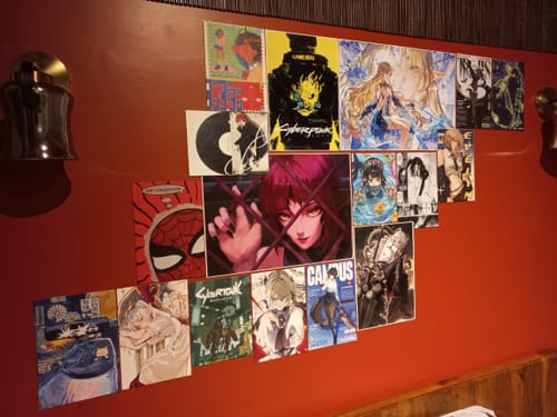 Customer photo review of CUSTOM WALL COLLAGE POSTERS