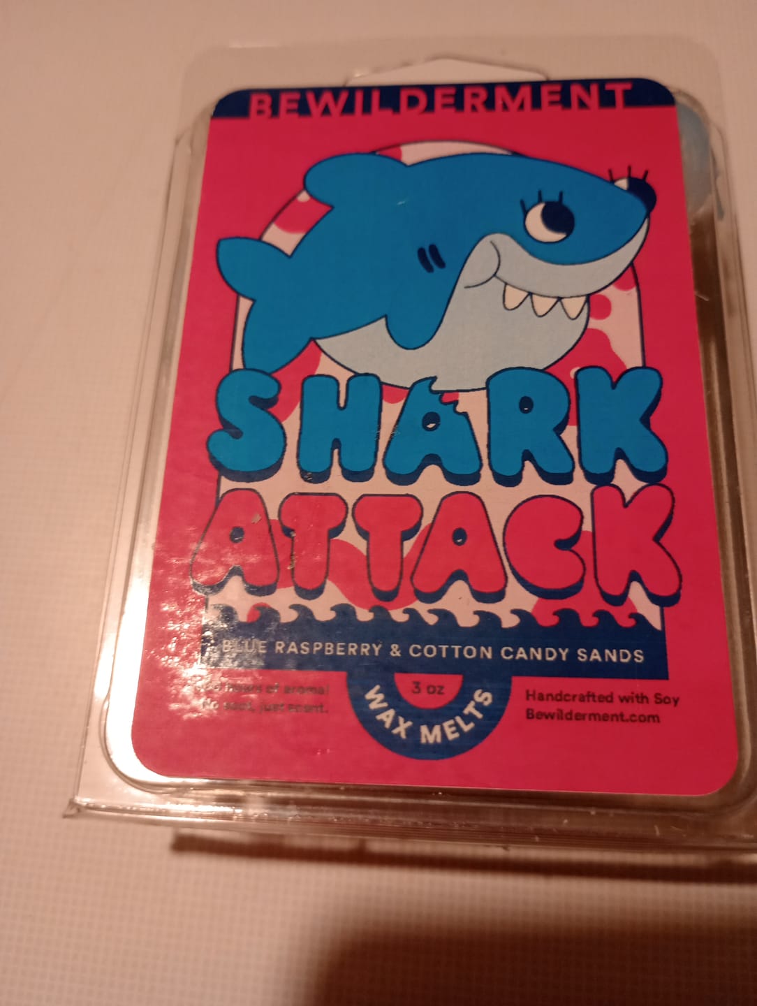 Customer photo review of Shark Attack Wax Melts
