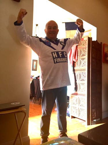 Customer photo review of 1985 Canterbury Bankstown Bulldogs Retro Jersey