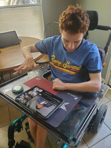 Customer photo review of Texas Flag Handgun Mat